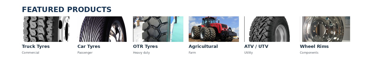 Featured tyre products